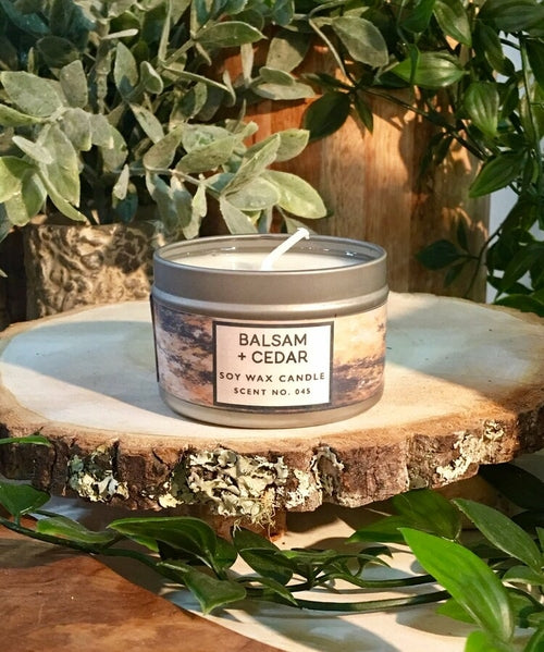 Balsam + Cedar Soy Wax Candle