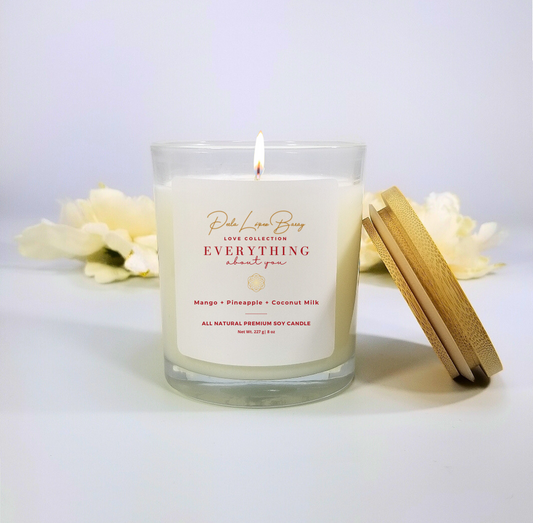 Everything About You Handcrafted All Natural Premium Soy Candle